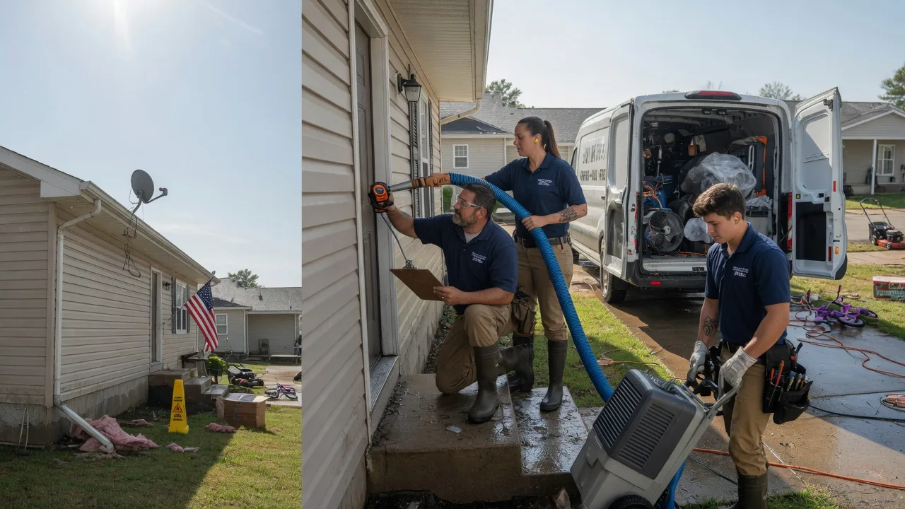 Ceiling Water Damage Restoration in Plainfield, WI near me